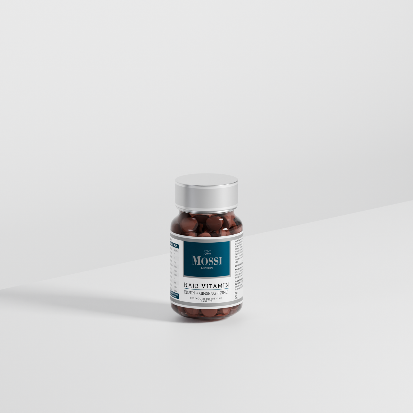 The Mossi Saç Vitamini 120 Tablet Biotin Ginseng - Görsel 1